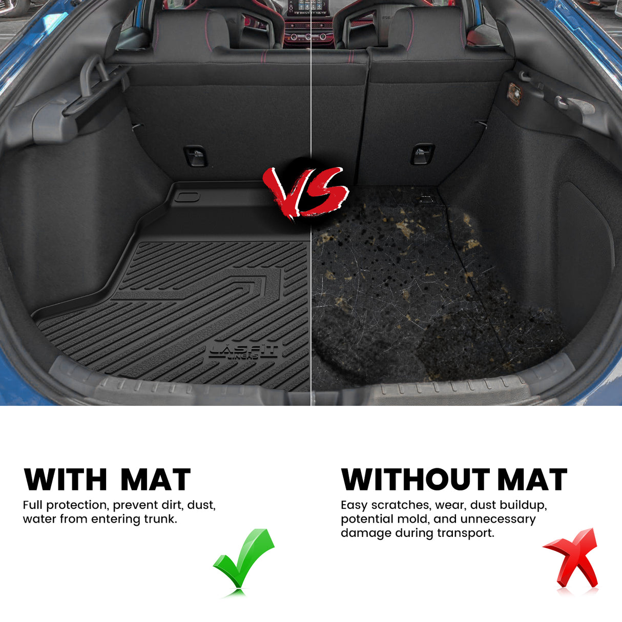 2023-2025 Honda Civic Type R Cargo Mat Compare