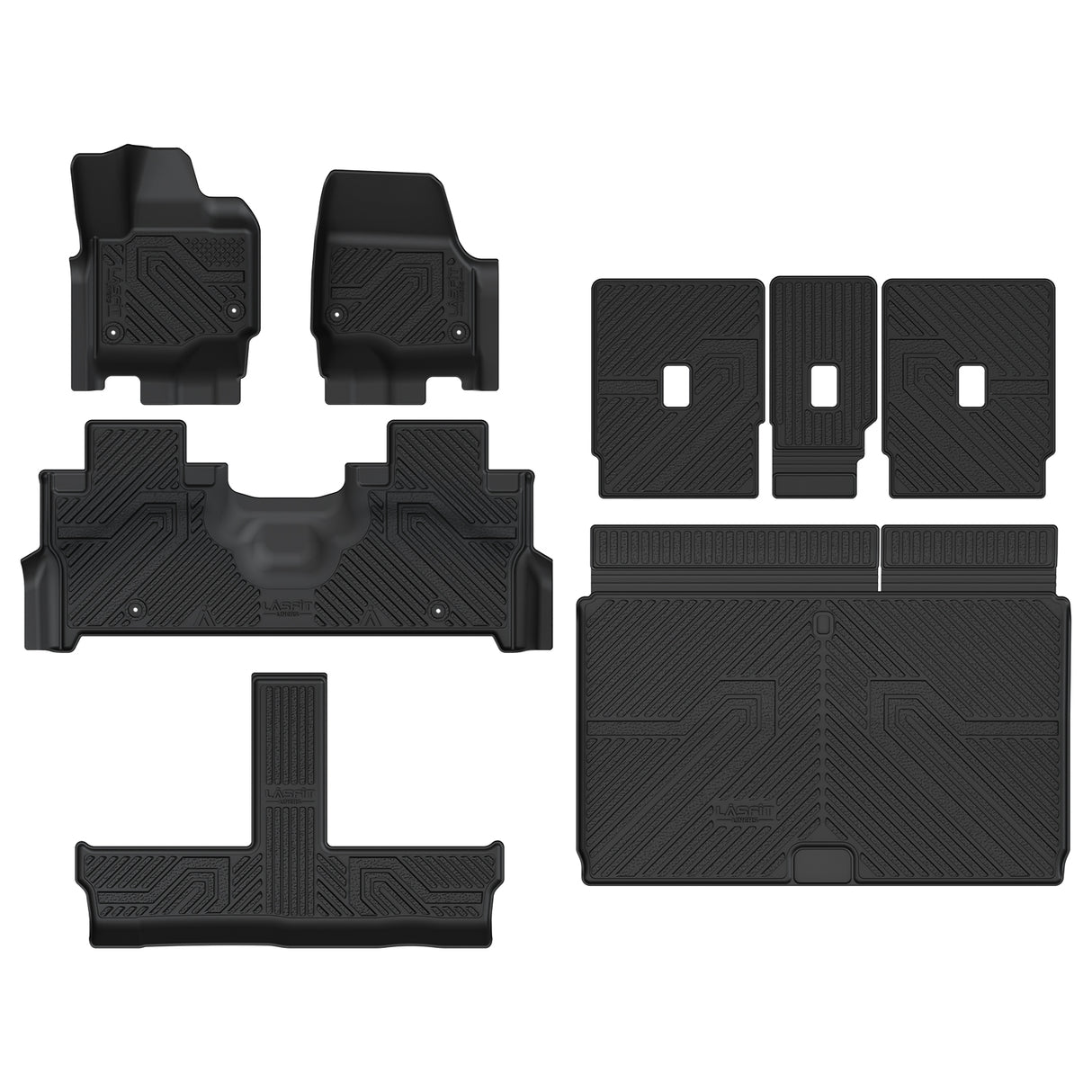 2025-2026 Lincoln Navigator L Floor Mats & Cargo & Seatback Mat, 8 Seats