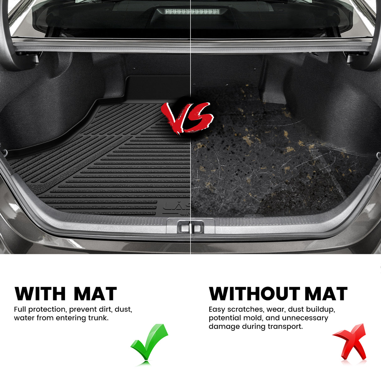 2025-2026 Toyota Camry Cargo Mat Contrast