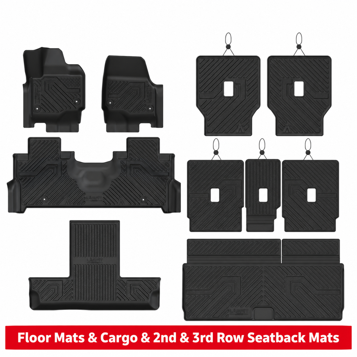 Fit for 2025-2027 Ford Expedition / Expedition Max Floor Mats or Seatback & Cargo Mats
