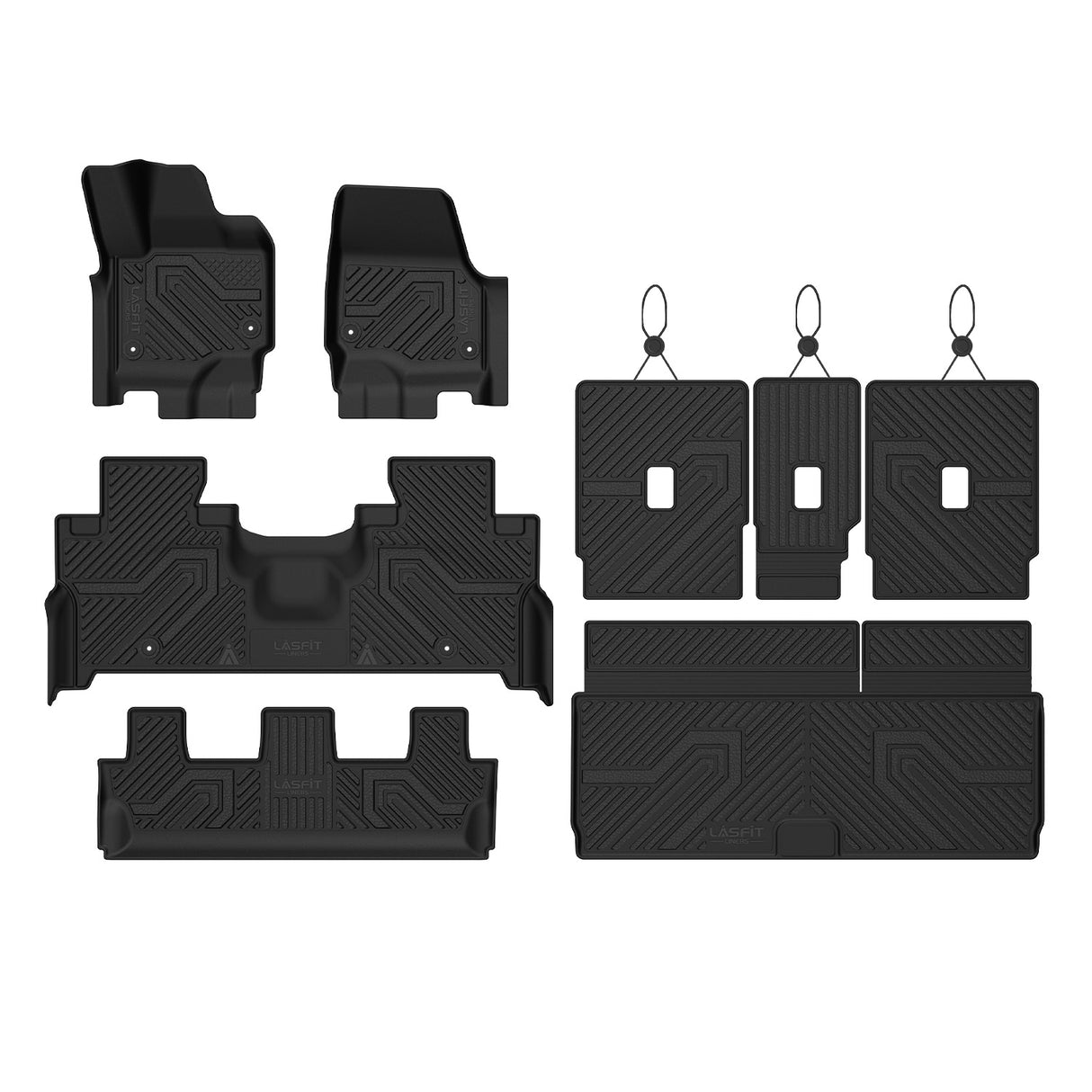 2024-2027 Ford Expedition 8 Seats Floor Mats & Seatback & Cargo Mats