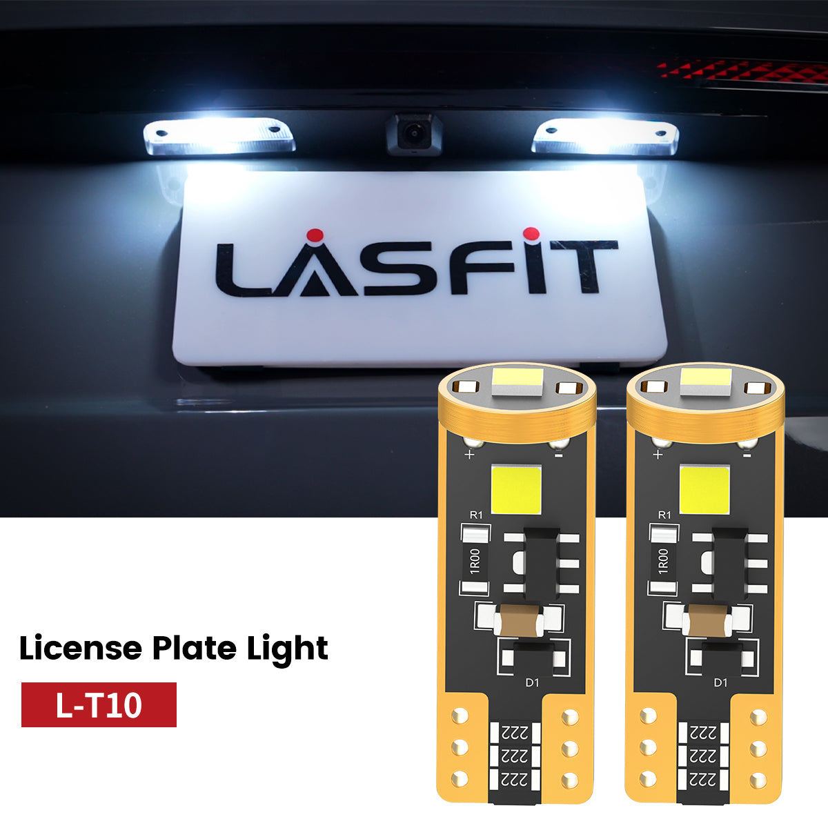 Lasfit 168 led license plate lights fit for 2025 Hyundai Tucson