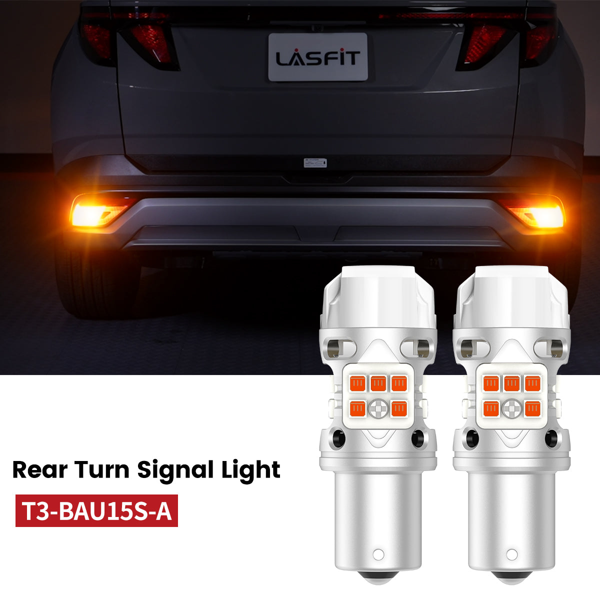 Lasfit py21w led rear turn signal lights fit for 2025 Hyundai Tucson