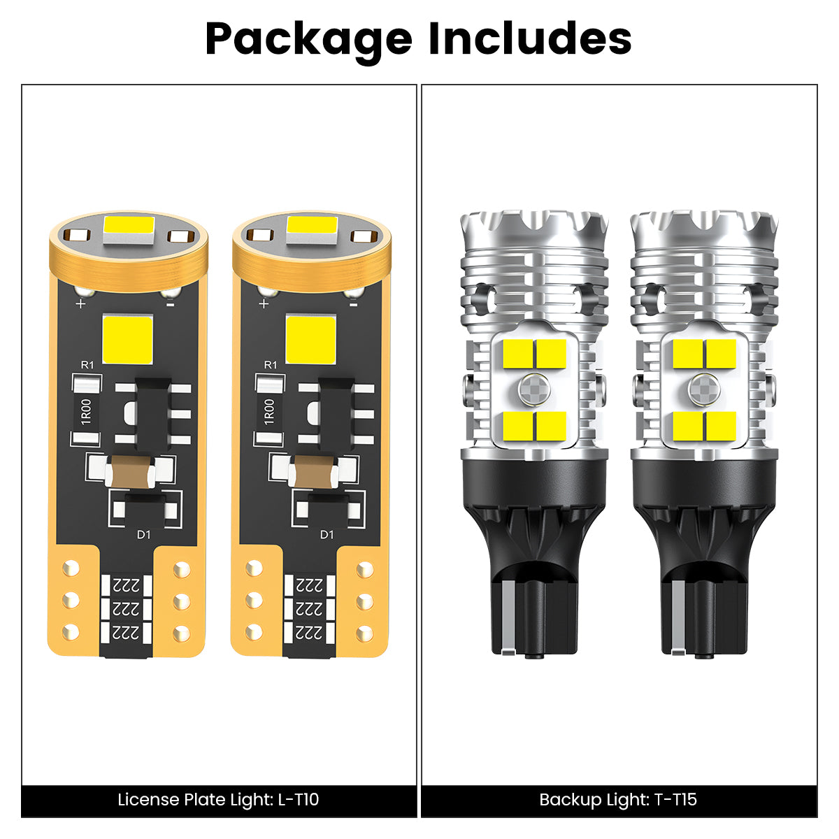 Lasfit combo package led bulbs for 2025 Hyundai Tucson SEL Convenience/XRT/Limited