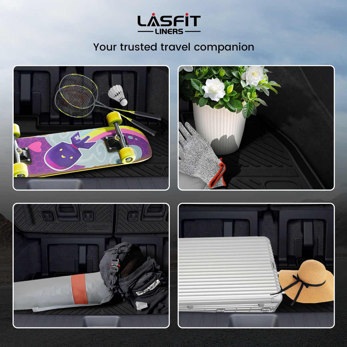 Fit for 2022-2026 Kia Carnival / Carnival Hybrid Floor Mats or Seatback & Cargo Mats