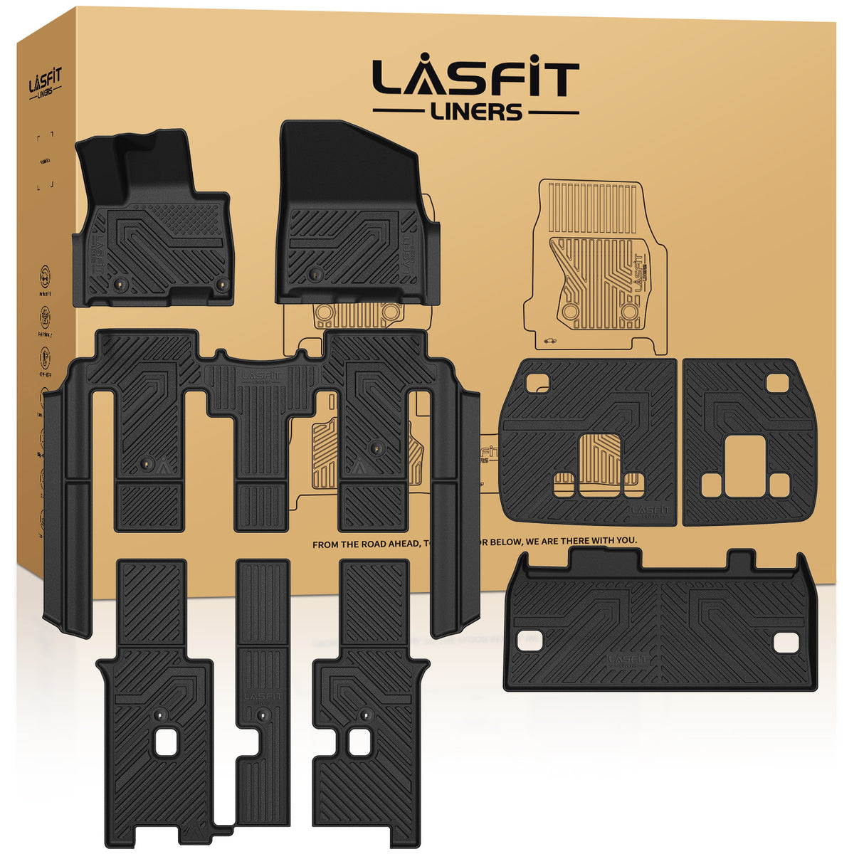 2025 Kia Carnival MPV Hybrid Floor Mats & Seatback Mats & Cargo Mat