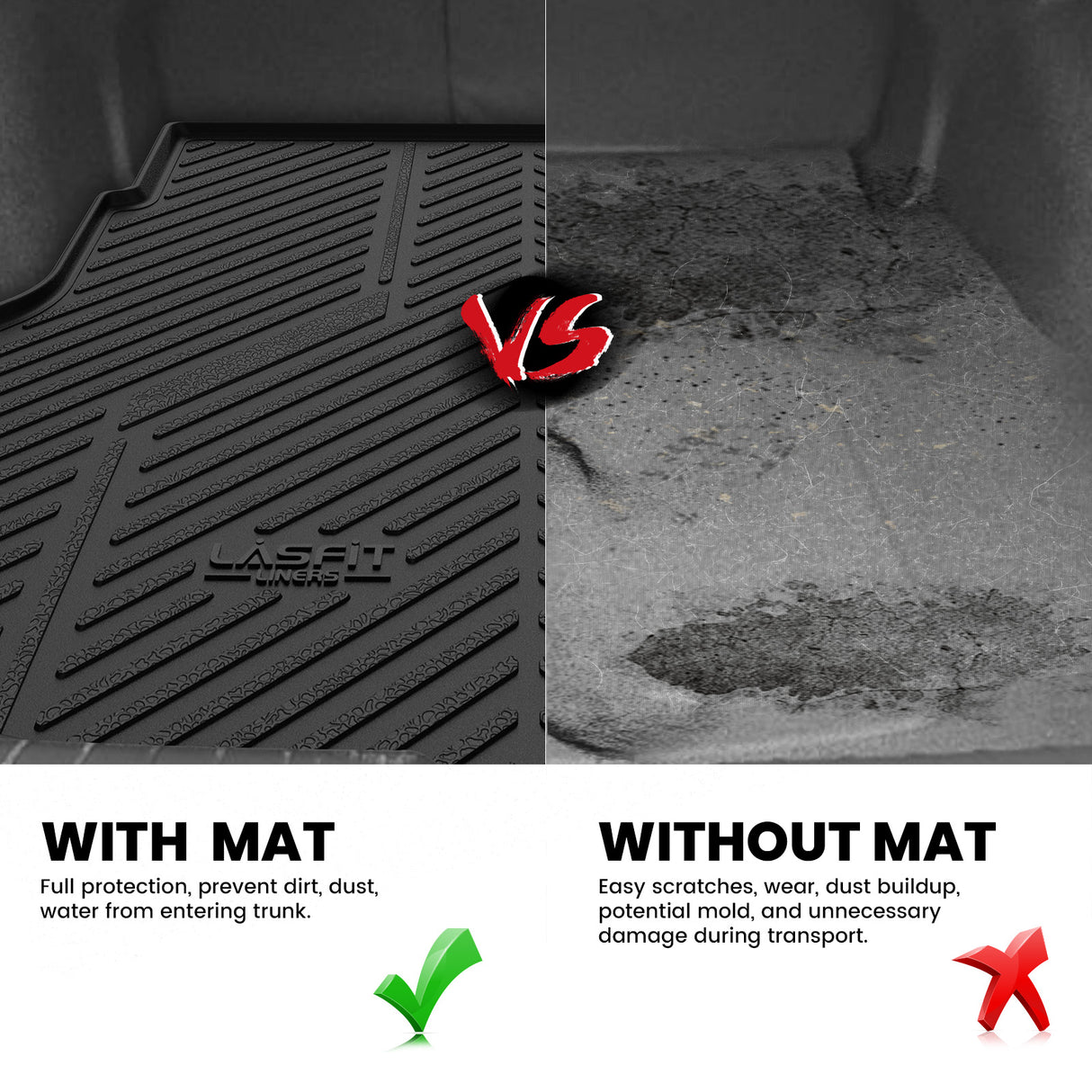 Fit for 2025-2026 Kia K4 Floor Mats or Cargo Mat, Not Fit LX Model