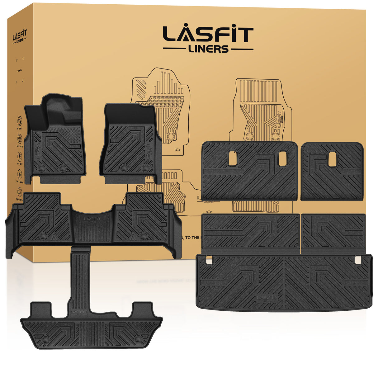 2025 Nissan Armada TPE Floor Mats Package