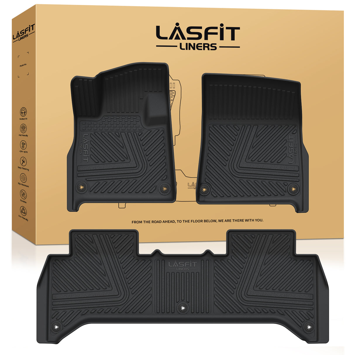 Fit for 2025-2026 Rivian R1T Floor Mats