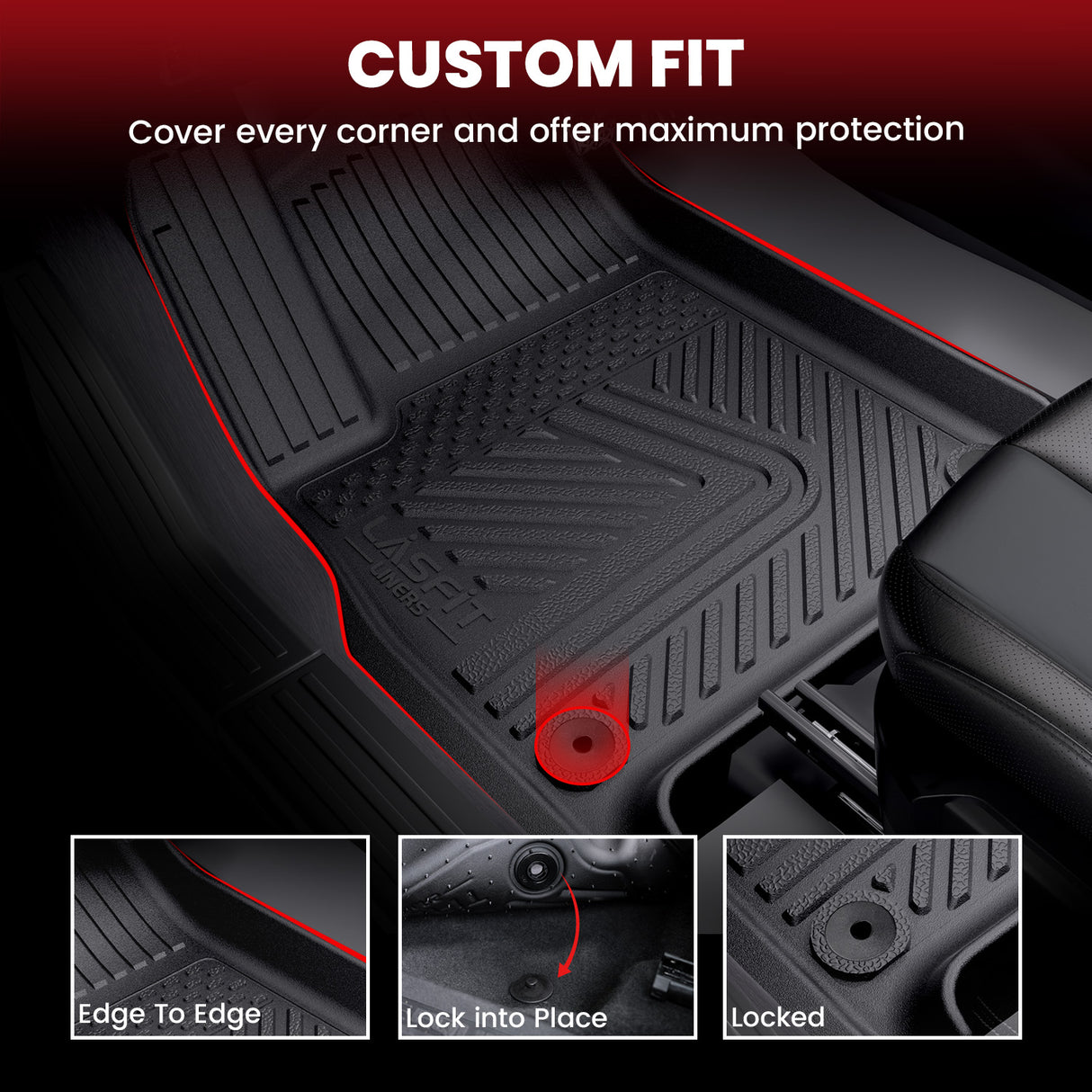 Fit for 2025-2026 Rivian R1T Floor Mats