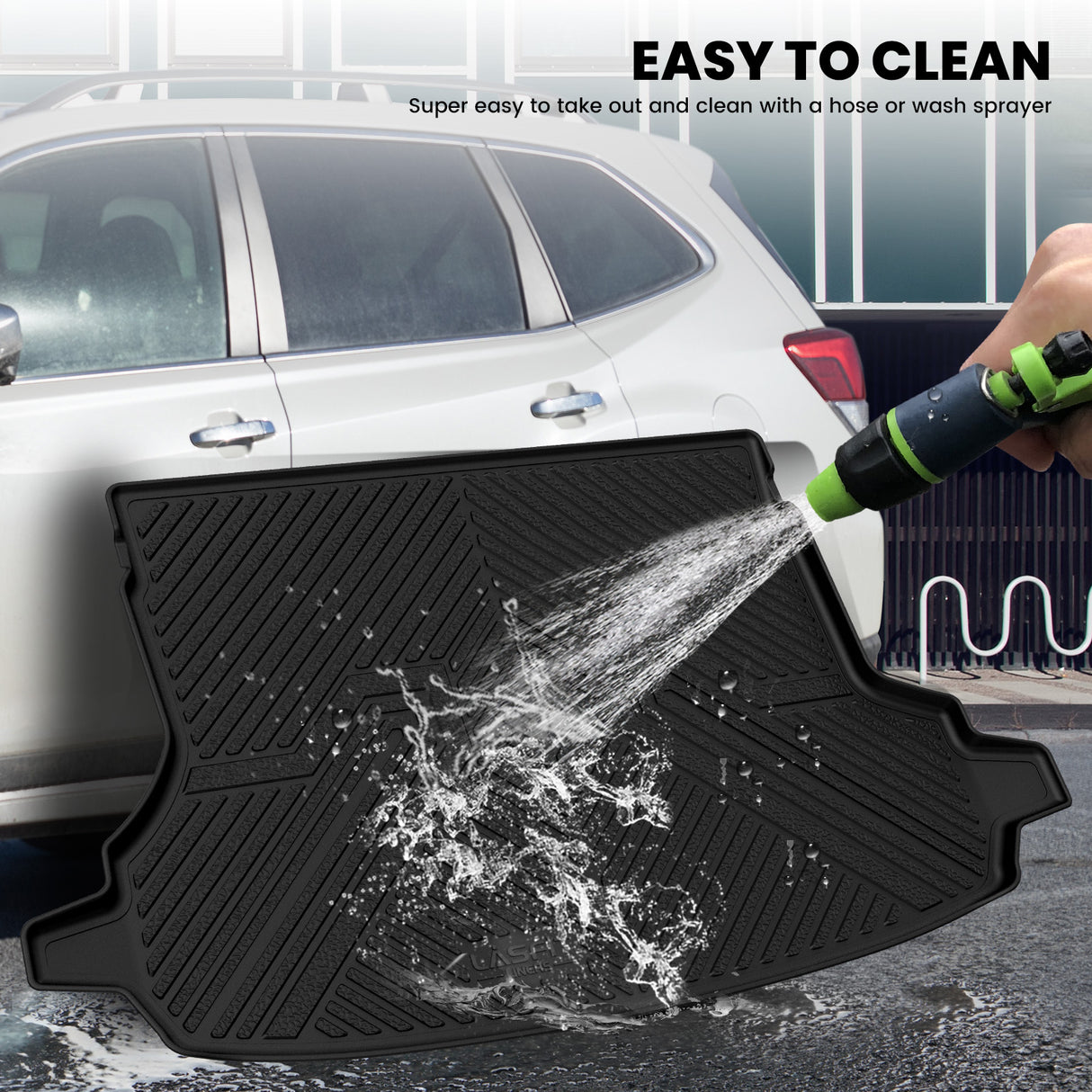 2019-2024 Subaru Forester All-weather Cargo Mat Easy to Clean