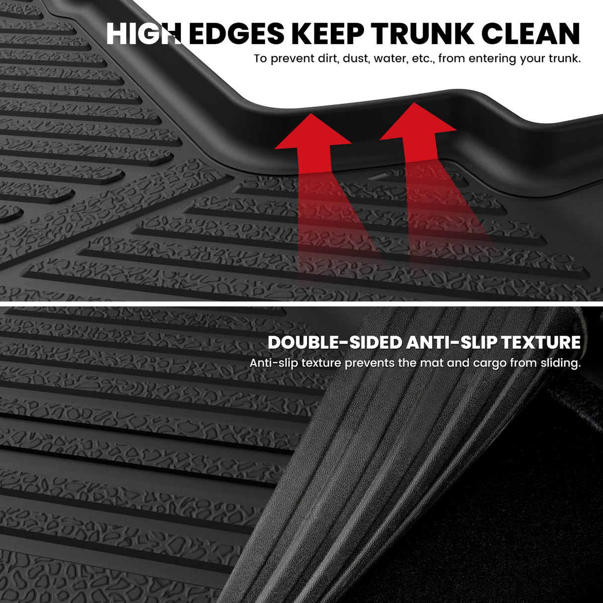 2019-2024 Subaru Forester All-weather Cargo Mat High Edges