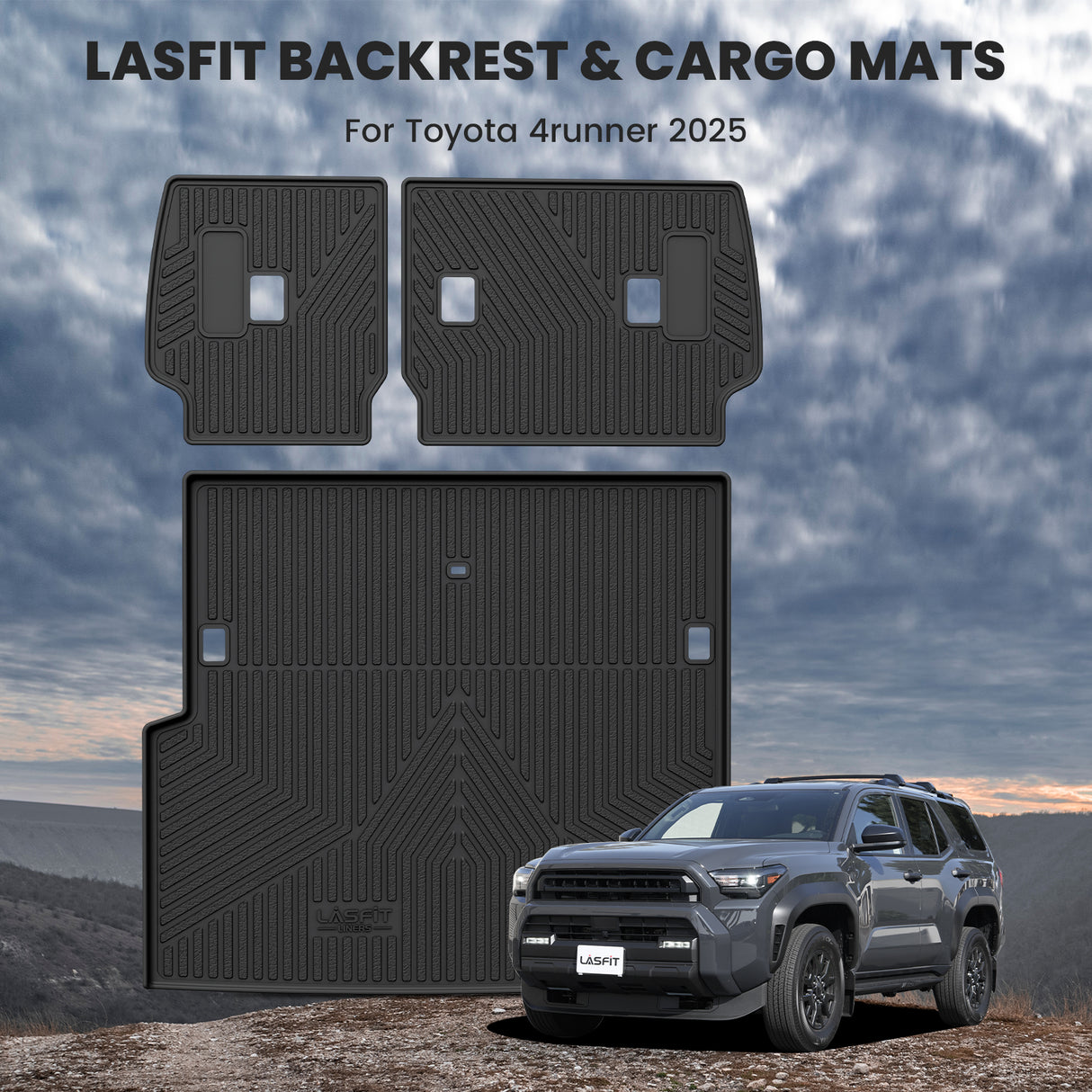 2025 Toyota 4Runner Backrest Carogo Mats 1
