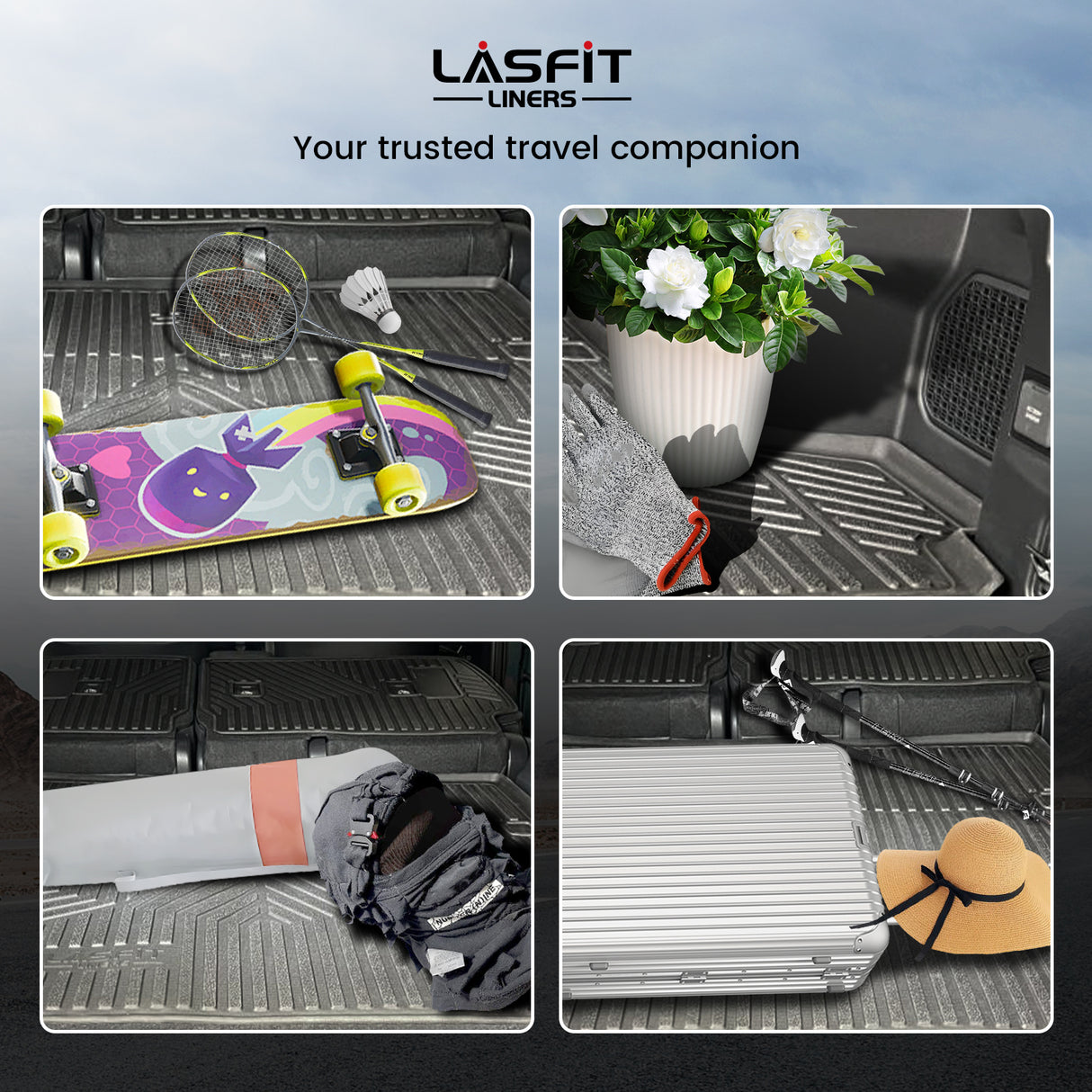 2025 Toyota 4Runner Backrest Carogo Mats 2