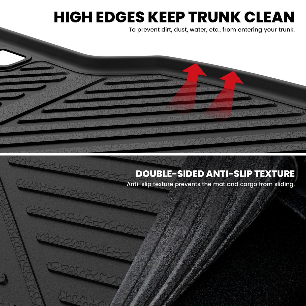 2025 Toyota Land Crusier Cargo Mat & Seatback Mat Anti Slip