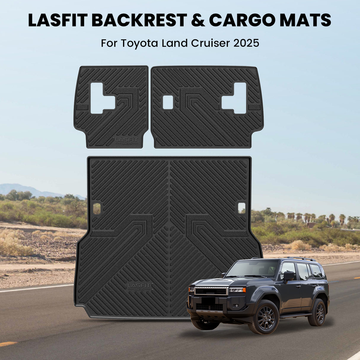 2025 Toyota Land Crusier Cargo Mat & Seatback Mat Show