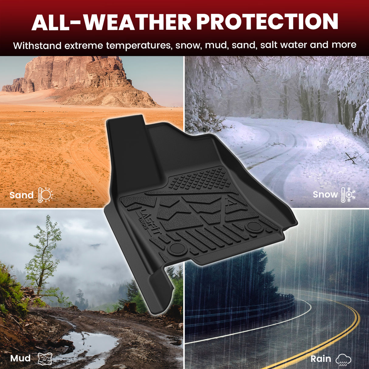 2022-2025 Toyota Tundra Custom Floor Mats All Weather