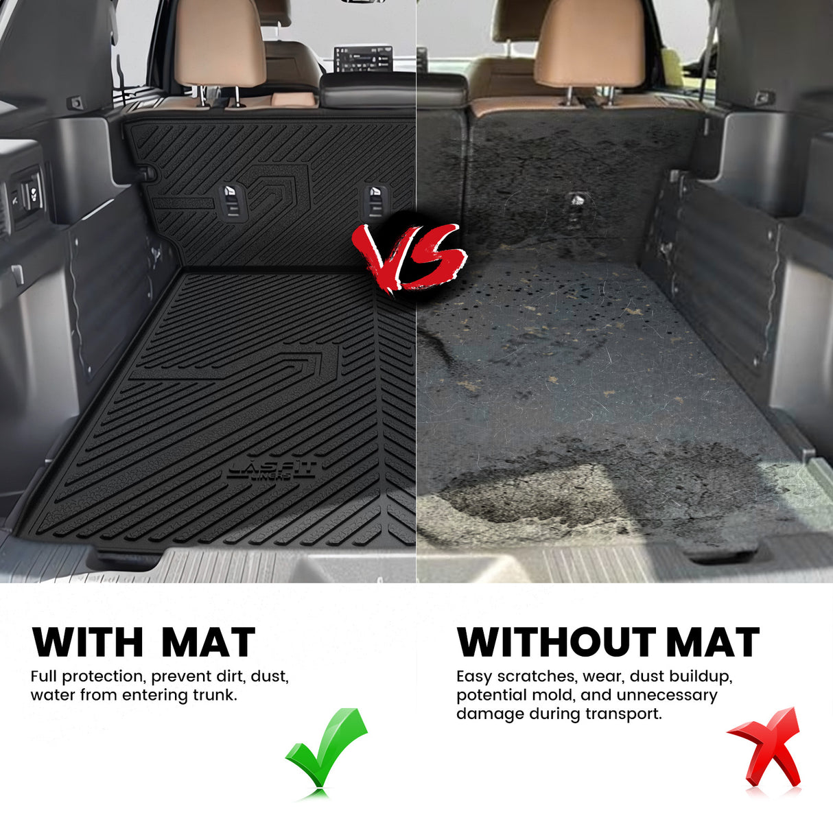 2026 Honda Passport Cargo & Seatback Mats Contrast
