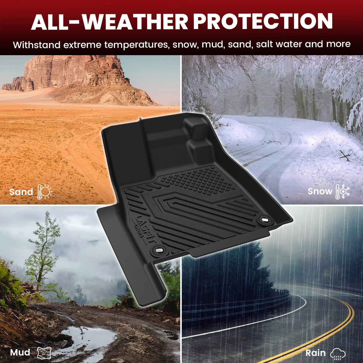 2026 Honda Passport Floor Mats All Weather