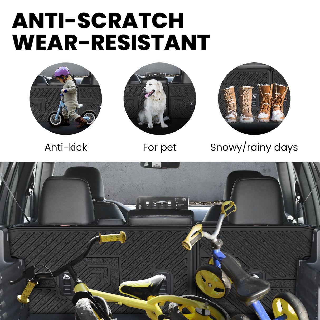 Fit for 2026 Honda Passport Seatback Mat Anti Scratch