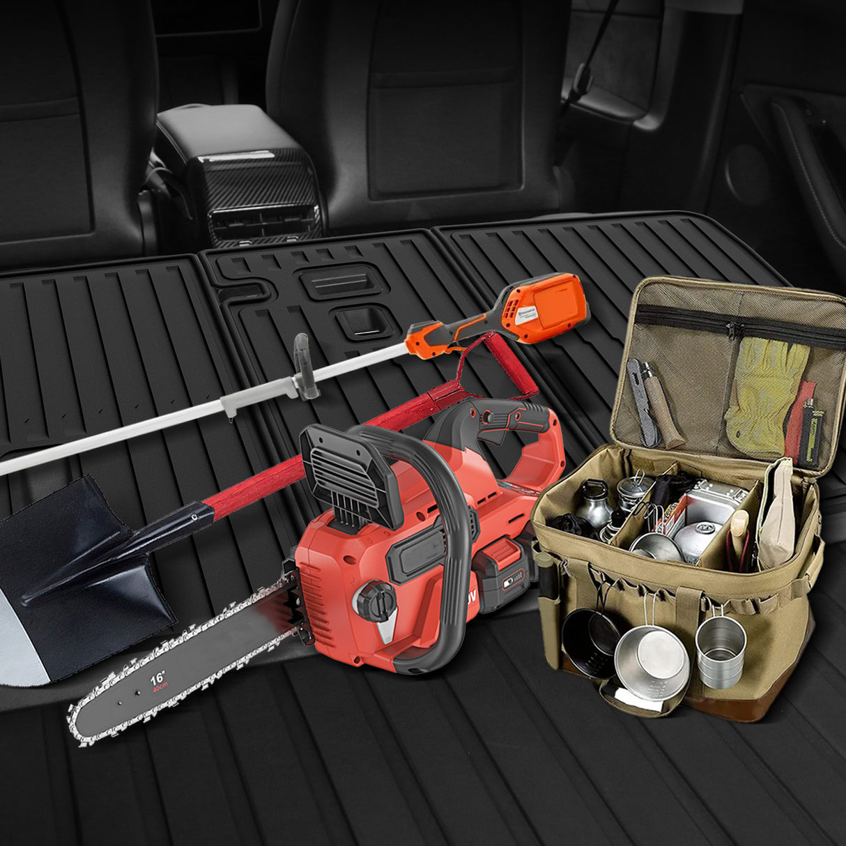 Fit for 2026 Tesla Model Y Floor Mats or Cargo or Frunk Liner or Trunk Well or Seatback Mats