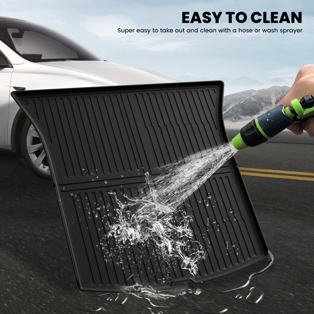 Fit for 2026 Tesla Model Y Floor Mats or Cargo or Frunk Liner or Trunk Well or Seatback Mats, Only Fit 5 seats