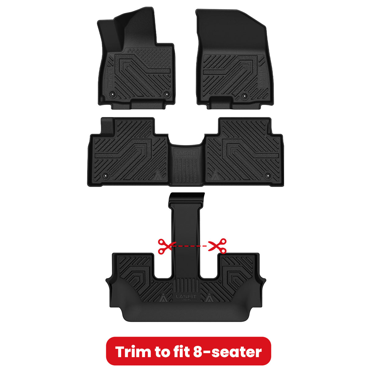 Fit for 2027 Kia Telluride Floor Mats or Seatback & Cargo & Rear Trunk Mat
