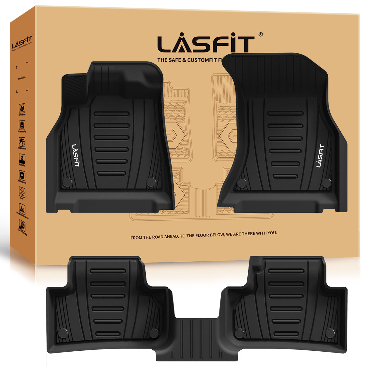 Fit for 2021-2025 Audi Q5 SQ5 Sportback Floor Mats & Cargo Mat, Don't Fit 2025 Audi Q5 New Body