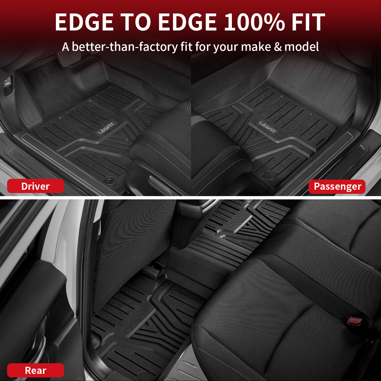 Fit for 2016-2021 Honda Civic Custom Floor Mats / Cargo Mat