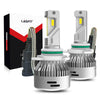 LA Plus Series 9012 HIR2 LED Bulb 60W 6000LM 6000K Amplified Flux Beam | 2 Bulbs