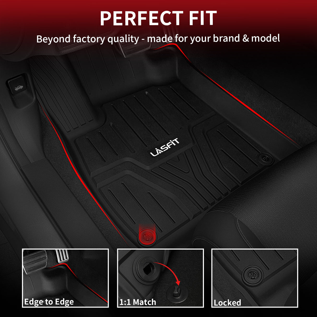 Fit for 2023-2026 Honda Pilot Custom TPE Floor Mats or Seatback & Cargo Mats