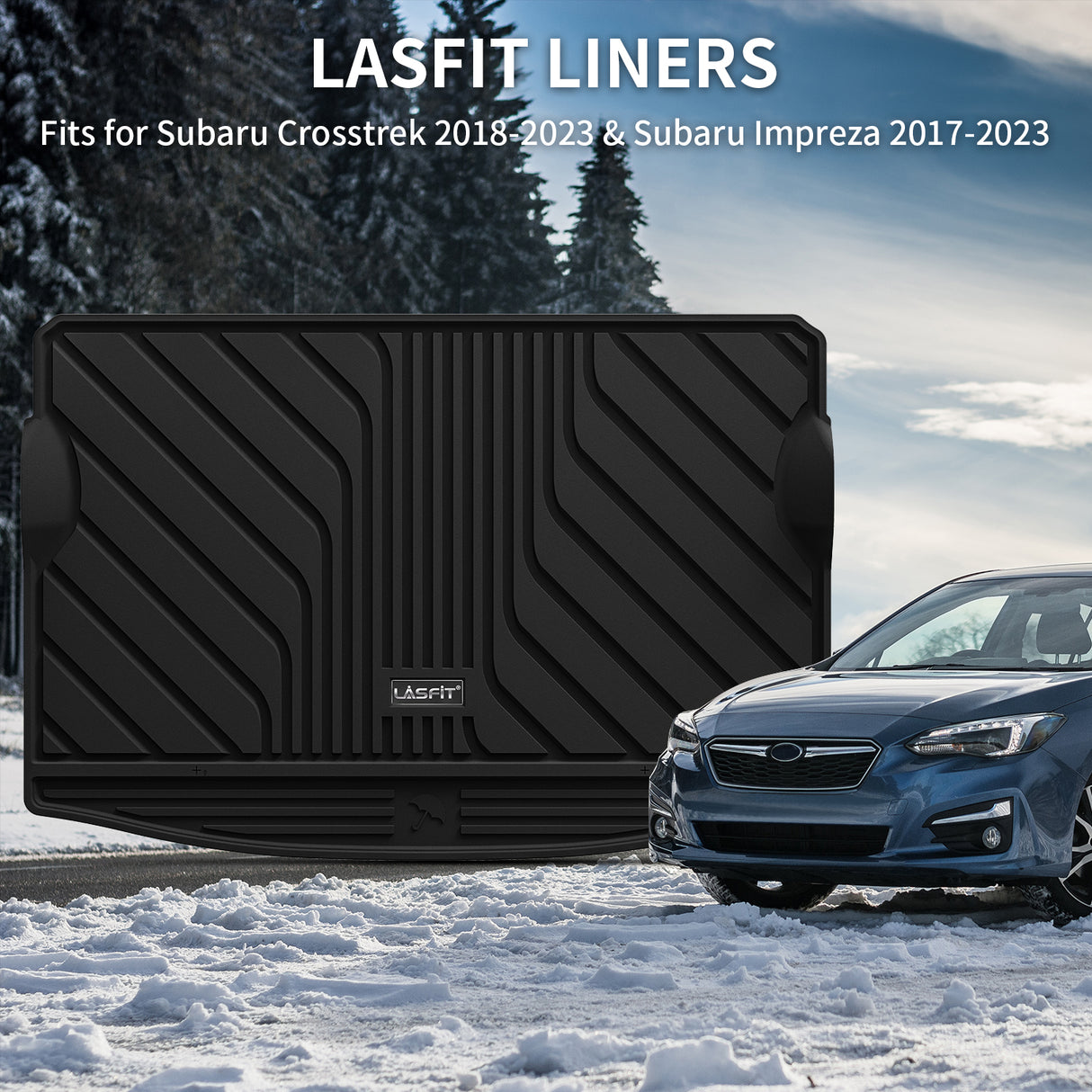 Fit for 2024-2026 Subaru Crosstrek Custom All-weather Floor Mats or Cargo Mat, Fit Gas Models Not Fit Crosstrek Hybrid