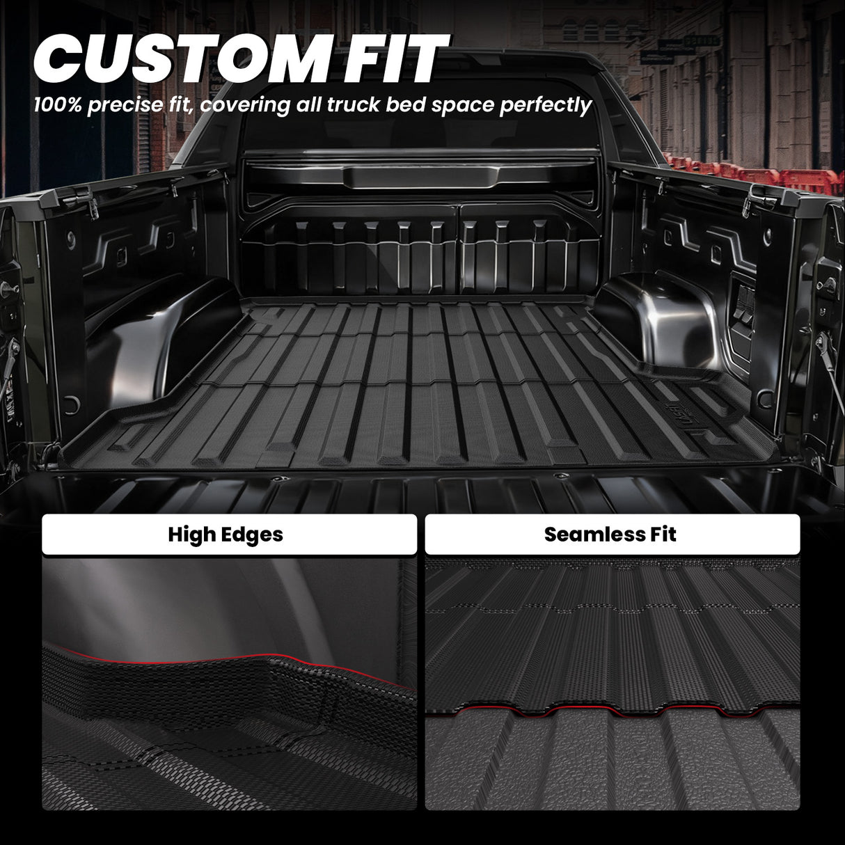 Fit for 2024-2026 Chevrolet Silverado EV 5.9FT Bed Mat, Fit WT Models Only