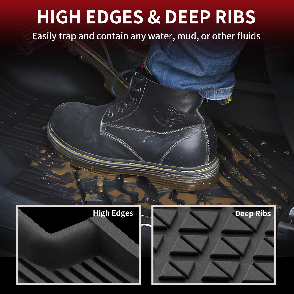 BMW IX High Edges Floor Mats