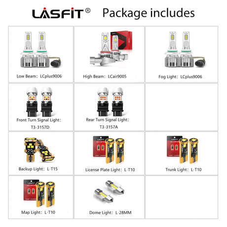 Combo package fit for 2005-2008 Toyota Corolla