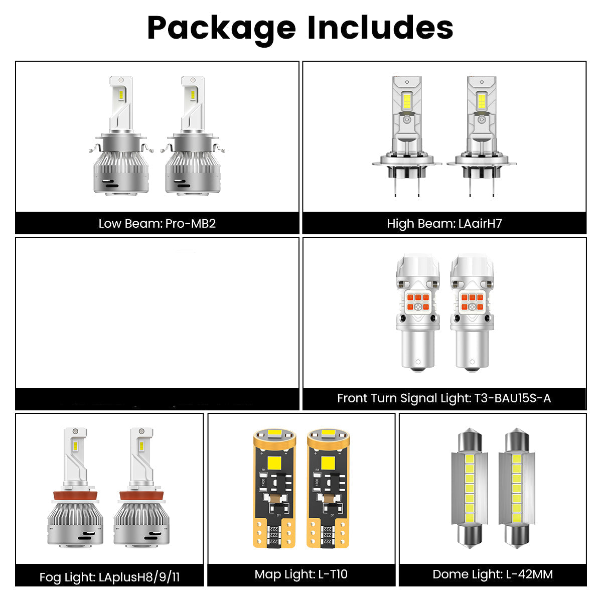 combo package led bulbs fit for 2018-2021 Volkswagen Tiguan