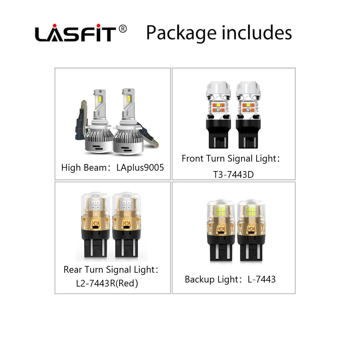 combo package led bulbs fit for 2022-2025 Honda Passport with red lens