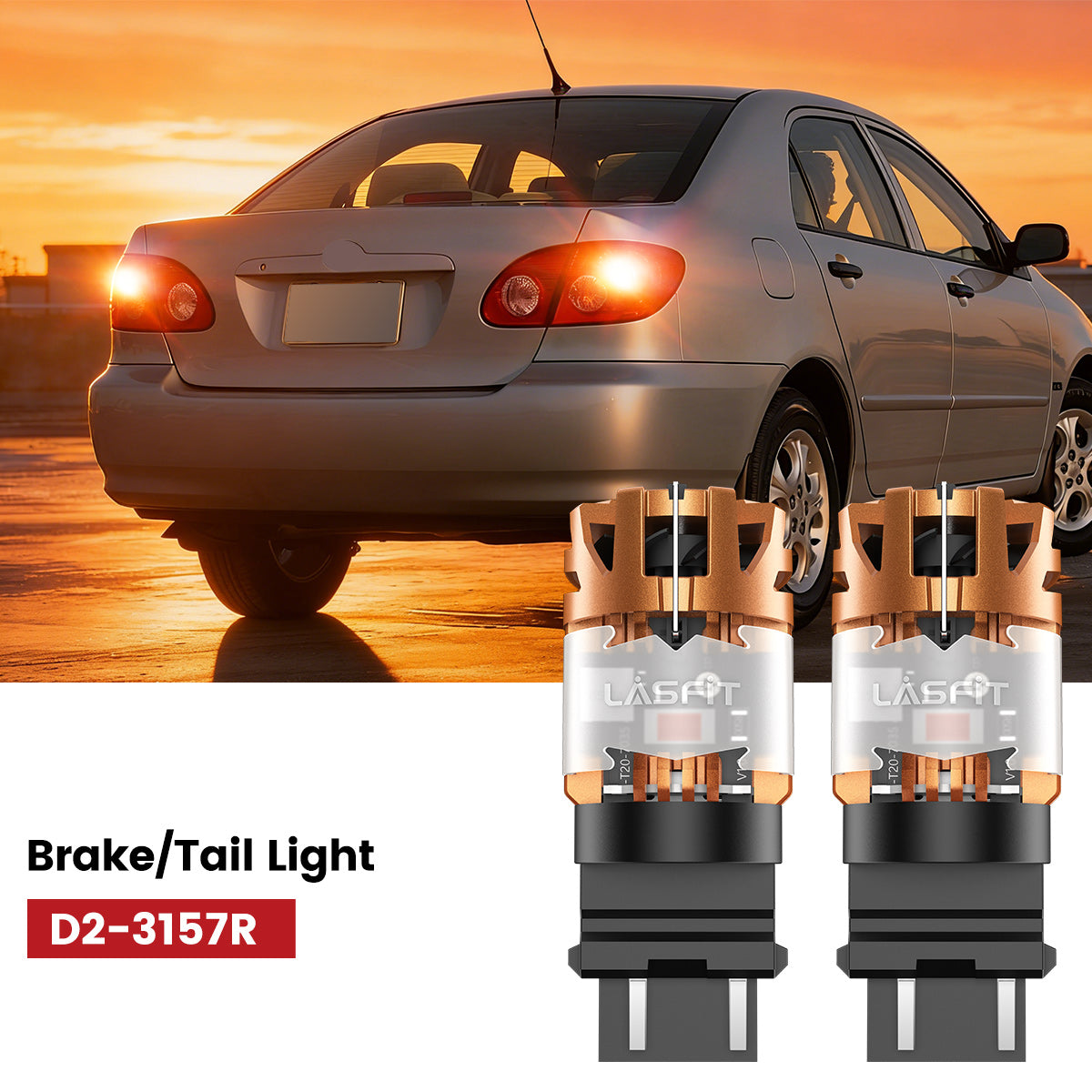 D-3157R led bulb fit for 2001-2008 Toyota Corolla brake light