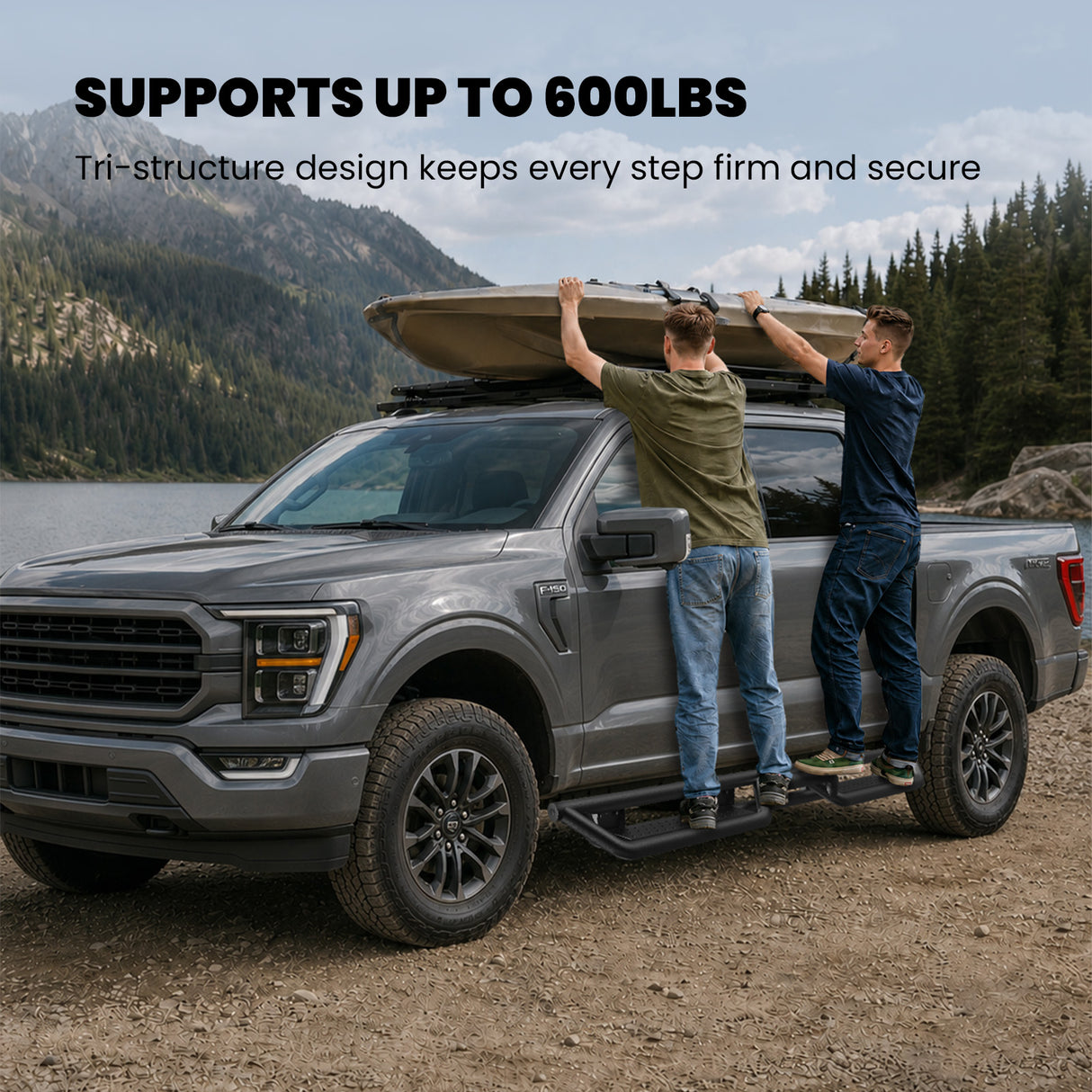Fit for 2017-2026 Ford F-250 F-350 Running Boards Side Steps, Fit Crew Cab ONLY