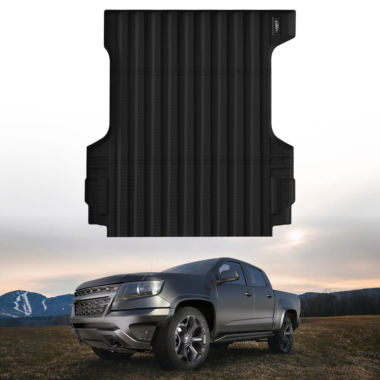 Fit fo Chevy Colorado Crewcab 5Feet Bed 2015-2022 Heavy Duty Custom Bed Liners Durable Mats