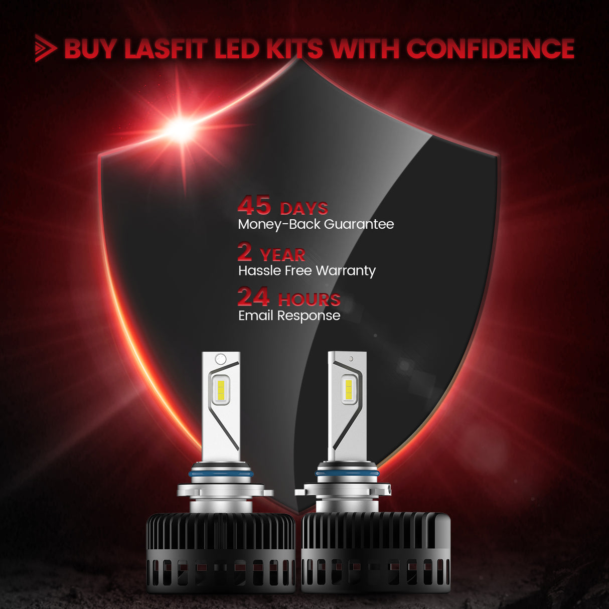 custom-made 9005 led bulbs warranty policy