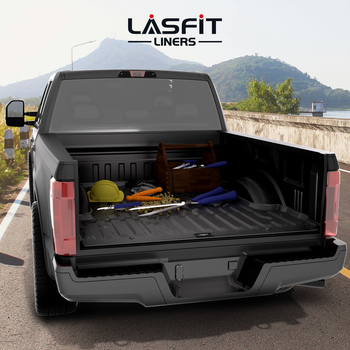 Ford F-250 Super Duty 6.8 Feet 2017-2024 Bed Liners heavy duty available