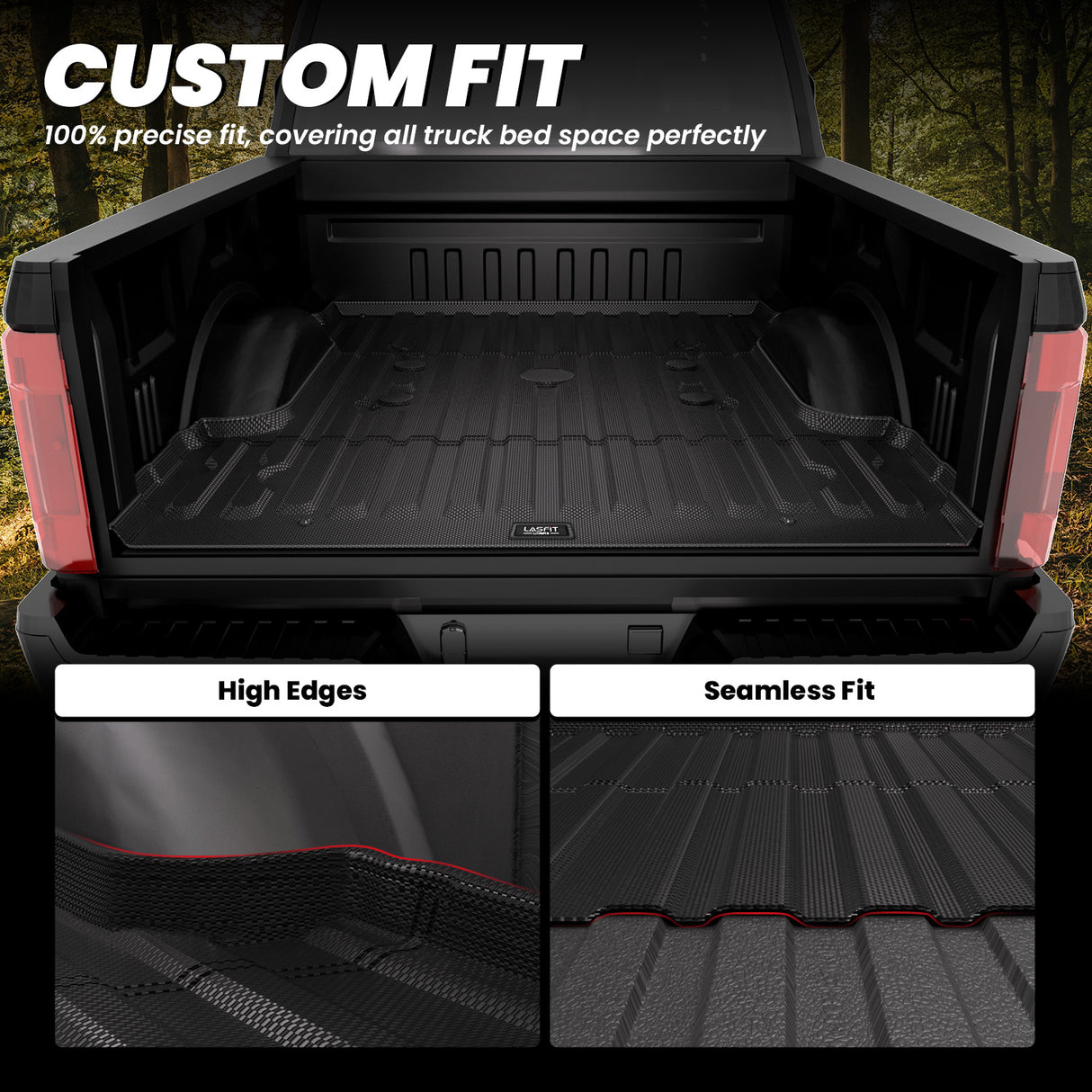 Ford F-250 Super Duty 6.8 Feet 2017-2024 Bed Liners Custom Fit