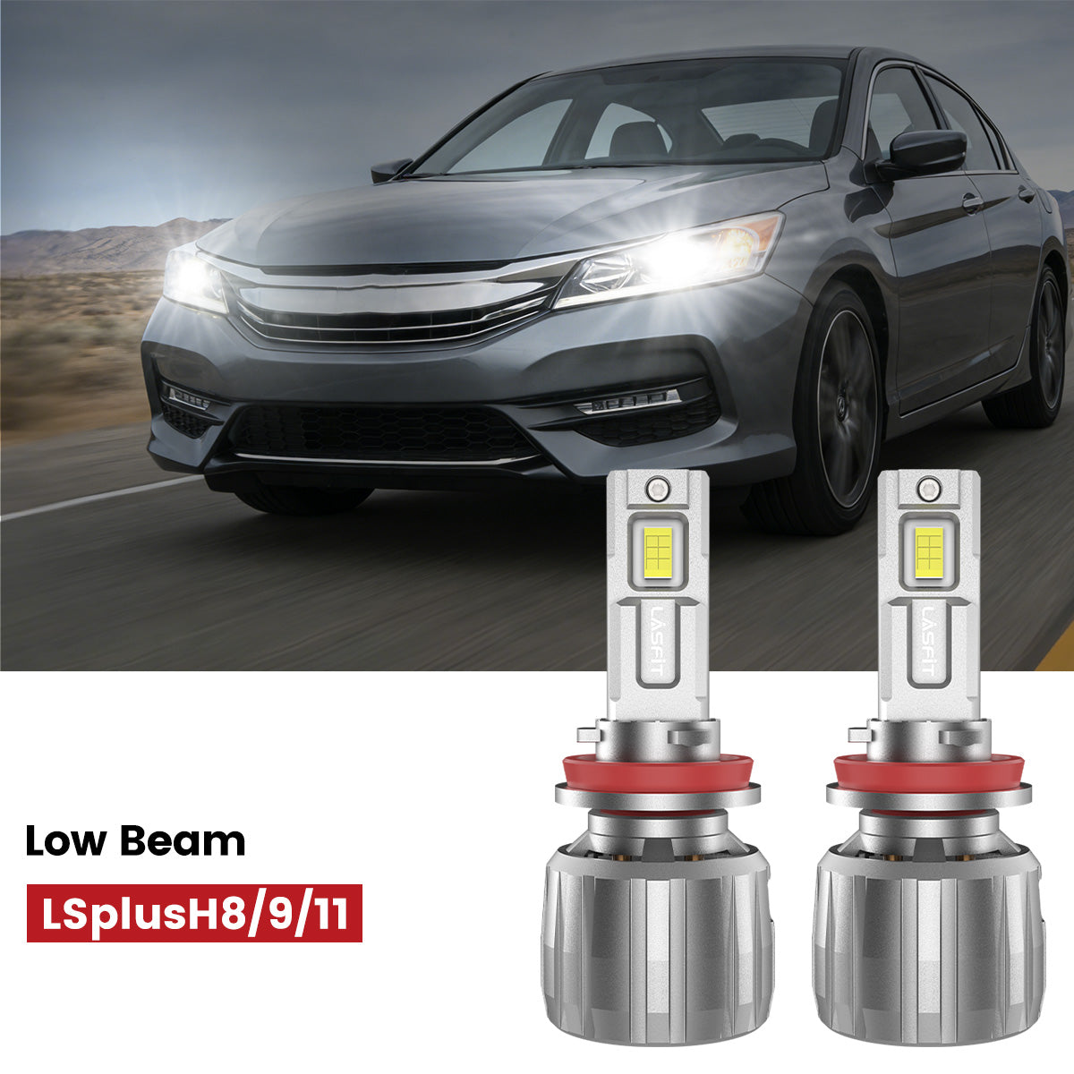 H11 LED low beam bulbs fit for 2016-2017 Honda Accord