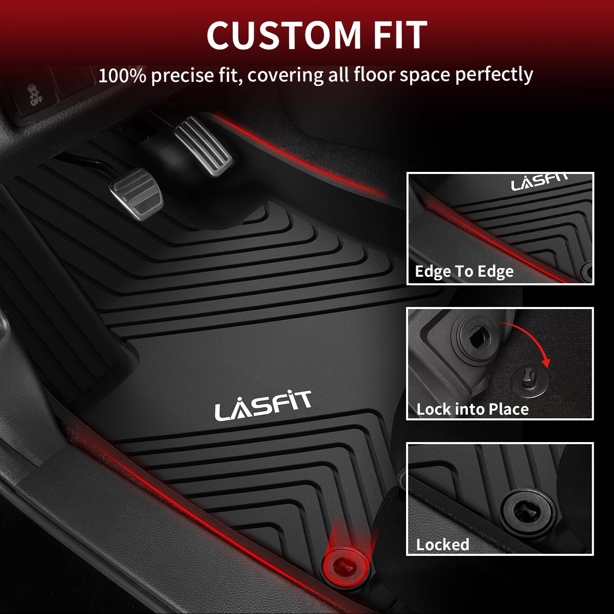 Honda Accord 2023-2025 Custom Fit Floor Mats