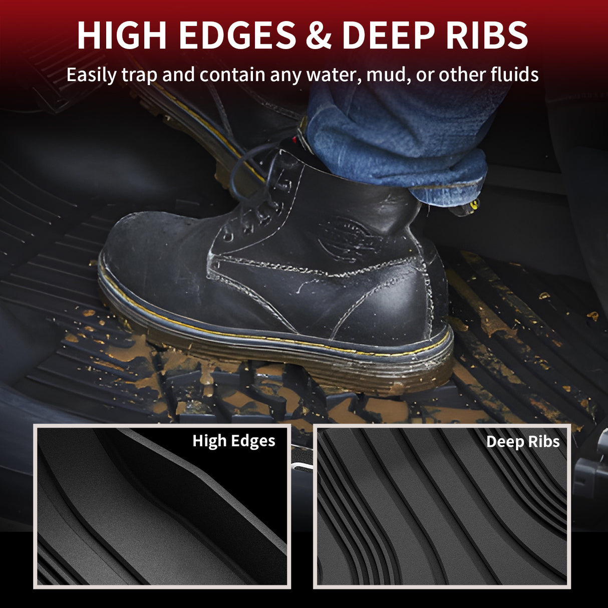Hyundai Elantra High Edges Floor Mats