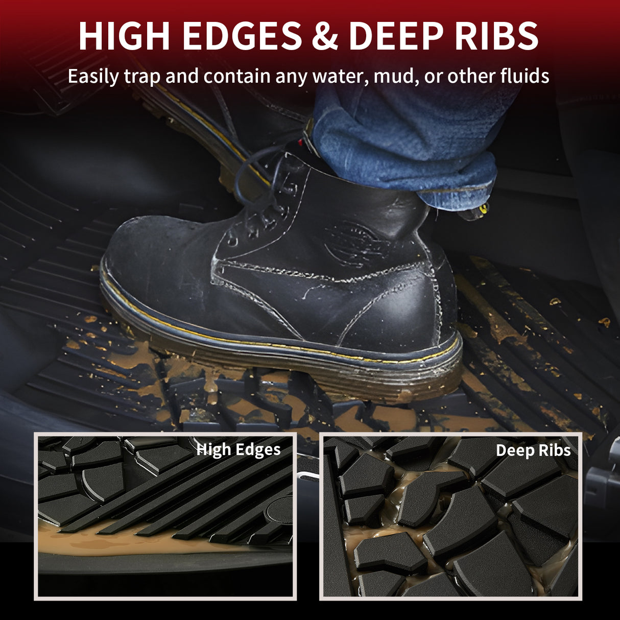 Jeep Grand Cherokee High Edges Floor Mats