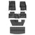 Jeep Grand Cherokee L 2021-2024 Custom Floor Mats All-weather TPE Material 1st & 2nd & 3rd & Cargo, Only Fits 7-Passenger