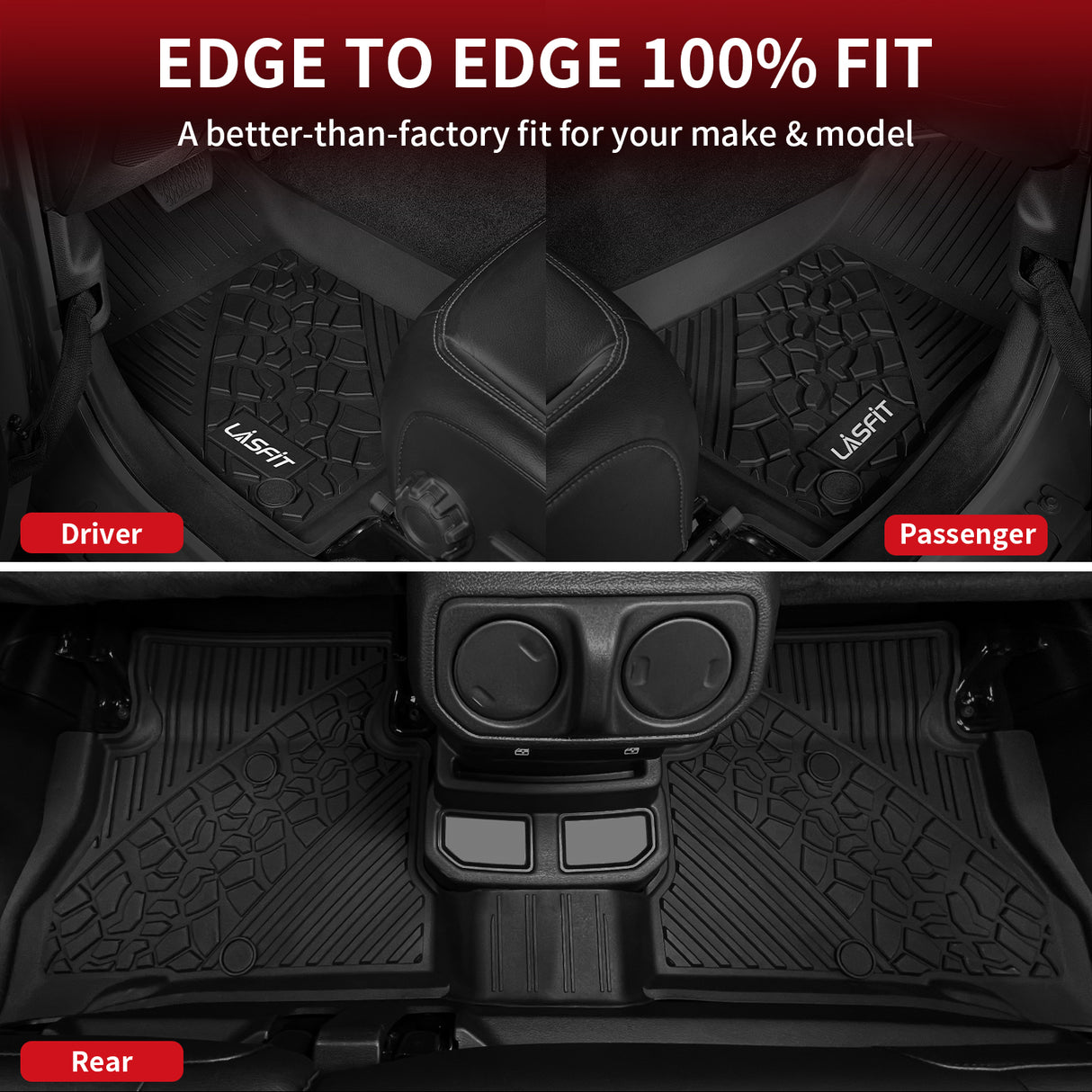 Jeep Wrangler 4xe Edge to Edge Floor Mats