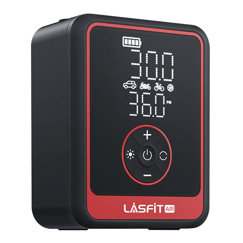 LASFIT AIR Portable Cordless Tire Inflator Car Air Compressor Pump for Car Motorcycle Bike Ball Inflatables